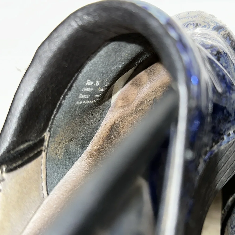 Dansko Blue Artistic Mules - Picture 10 of 11